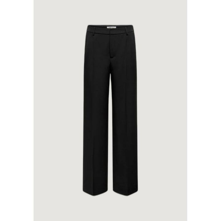 Black Polyester Jeans & Pant