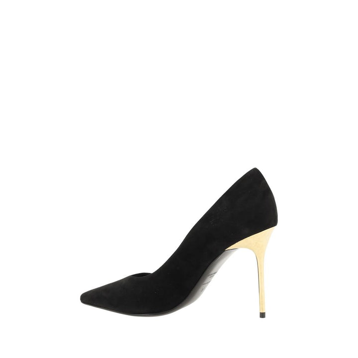 Gold heeled Pump