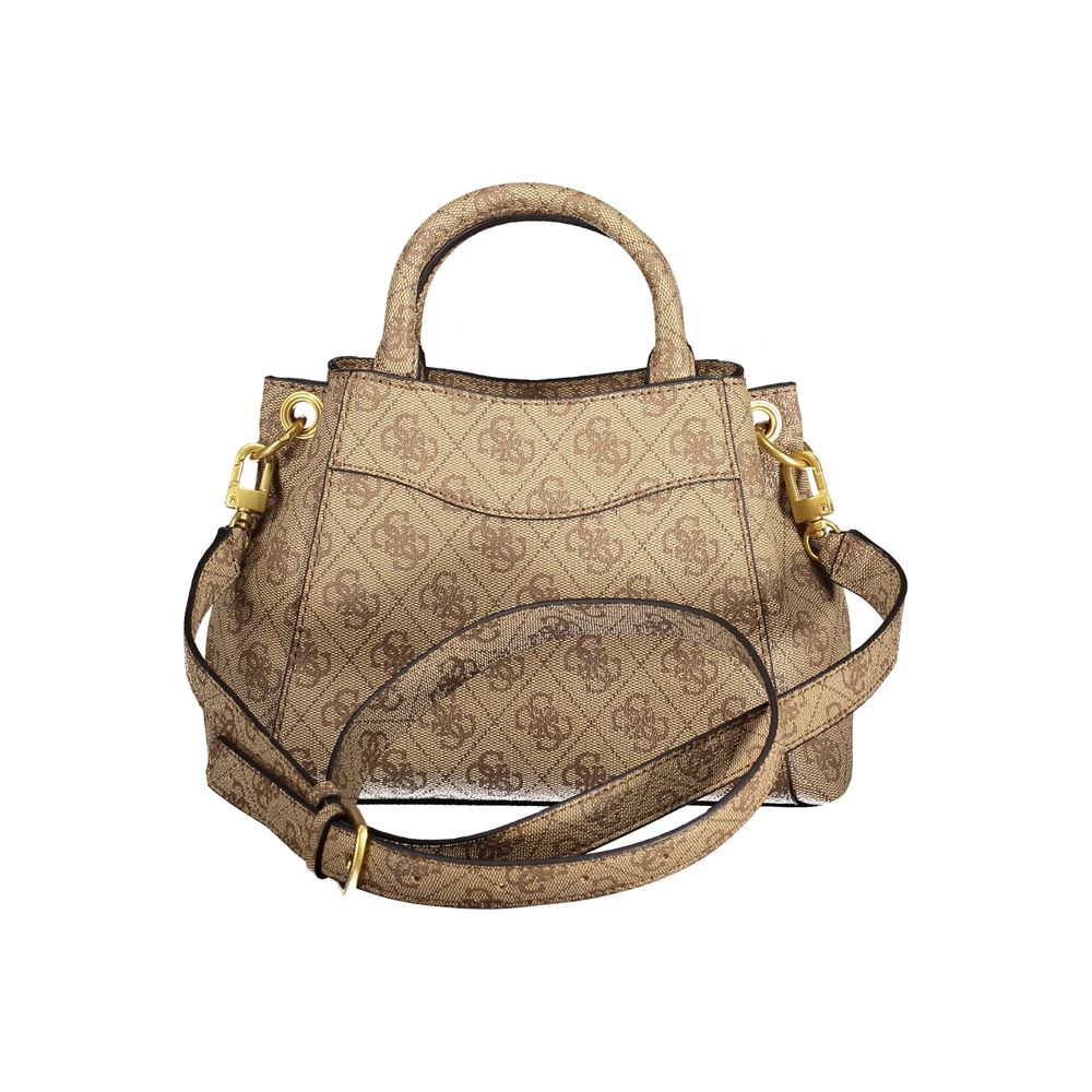 Beige Polyethylene Handbag