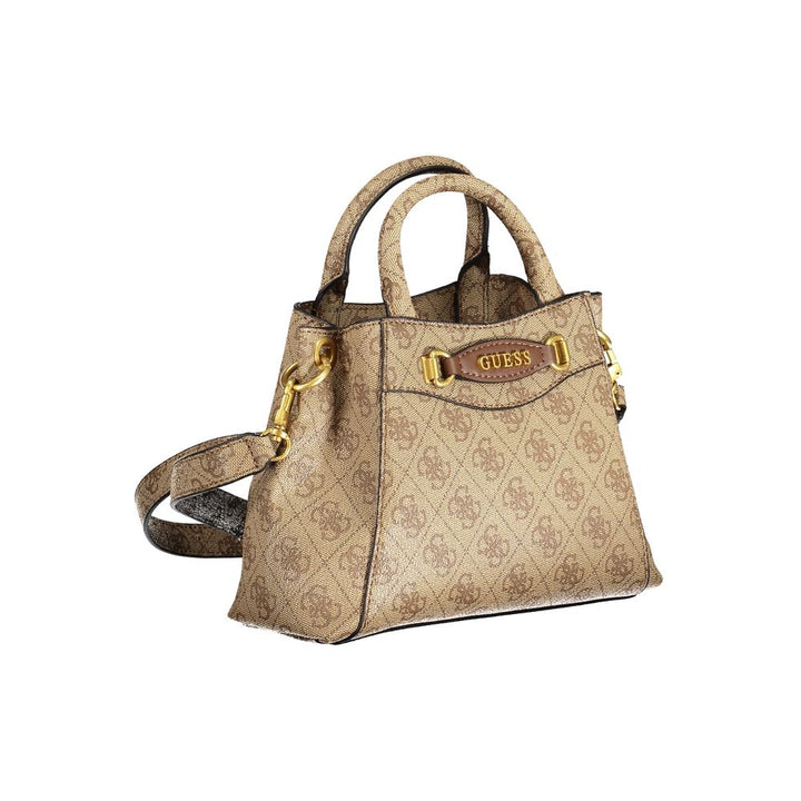 Beige Polyethylene Handbag