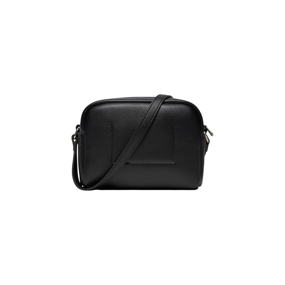 Black And White Polyethylene Handbag