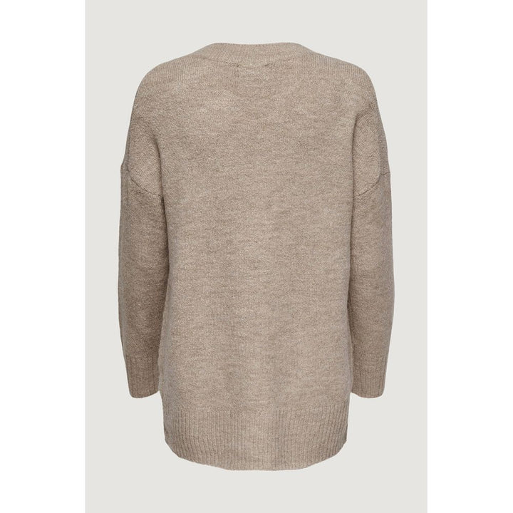 Beige Acrylic Sweater