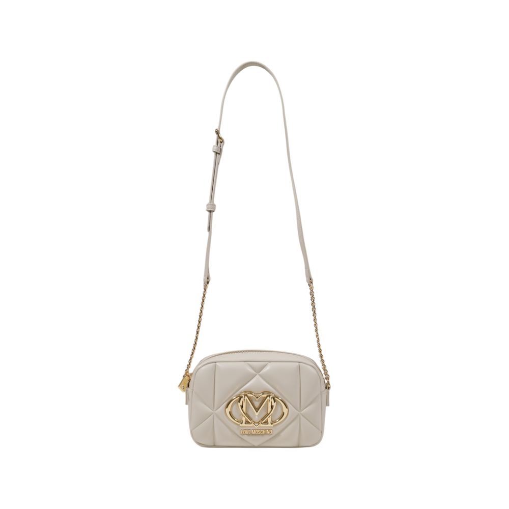 Beige Polyethylene Handbag