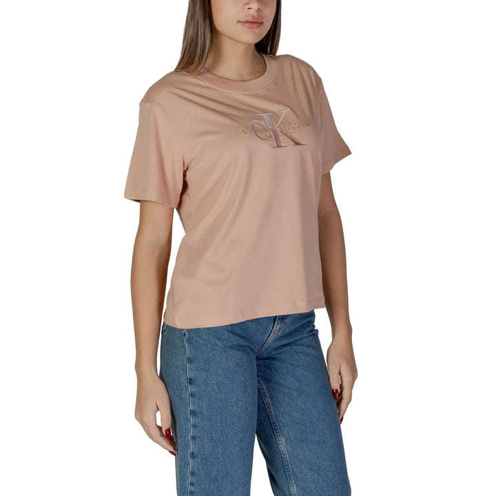 Pink Cotton Tops & T-Shirt