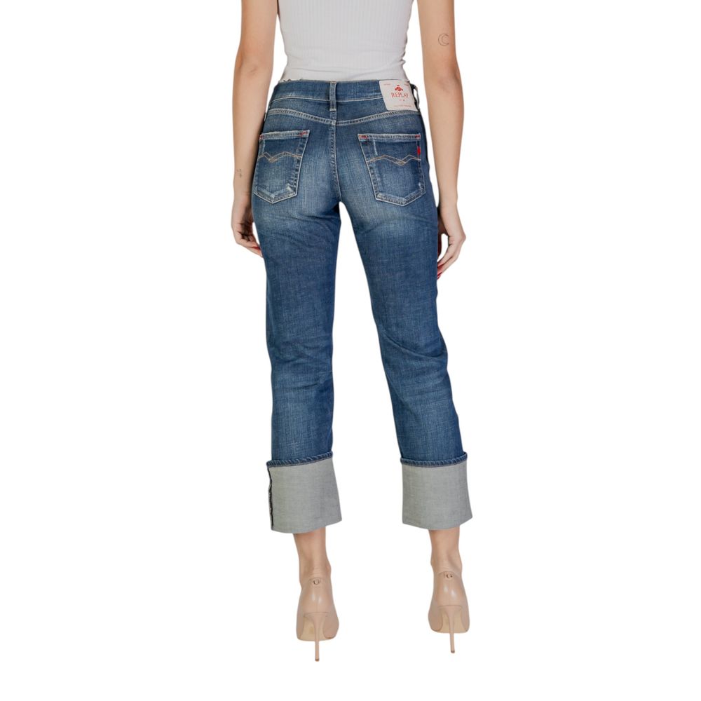 Blue Cotton Jeans & Pant