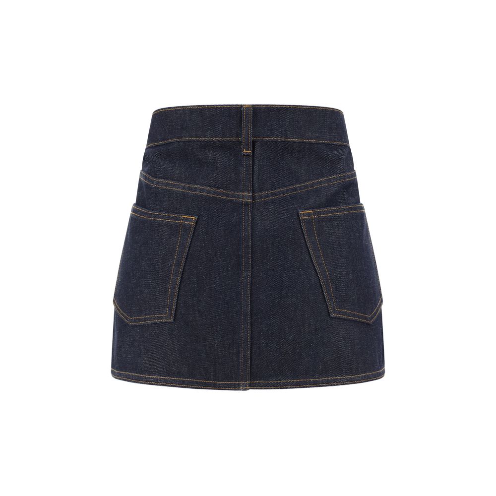 Denim Mini Skirt