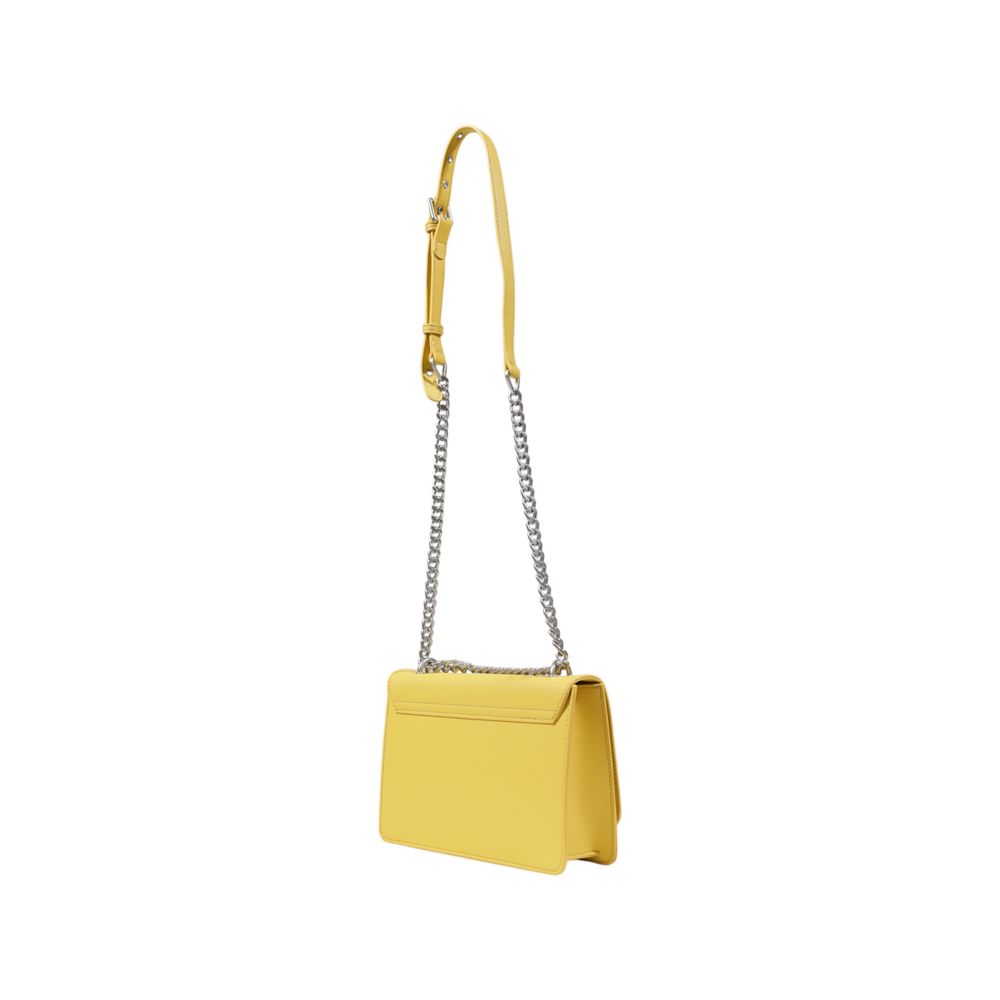 Yellow Polyester Handbag