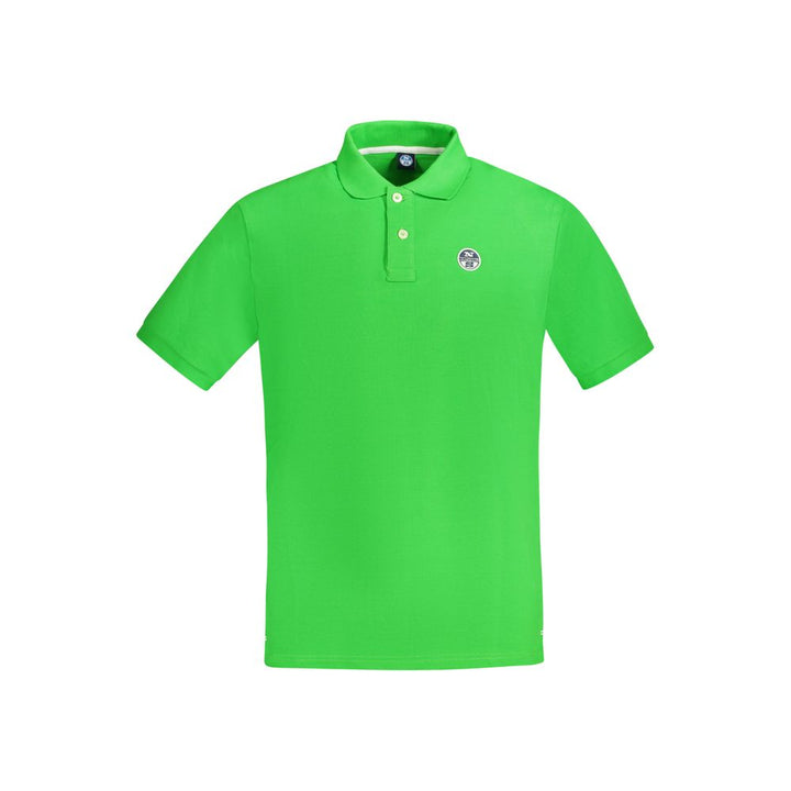 Green Cotton Polo Shirt