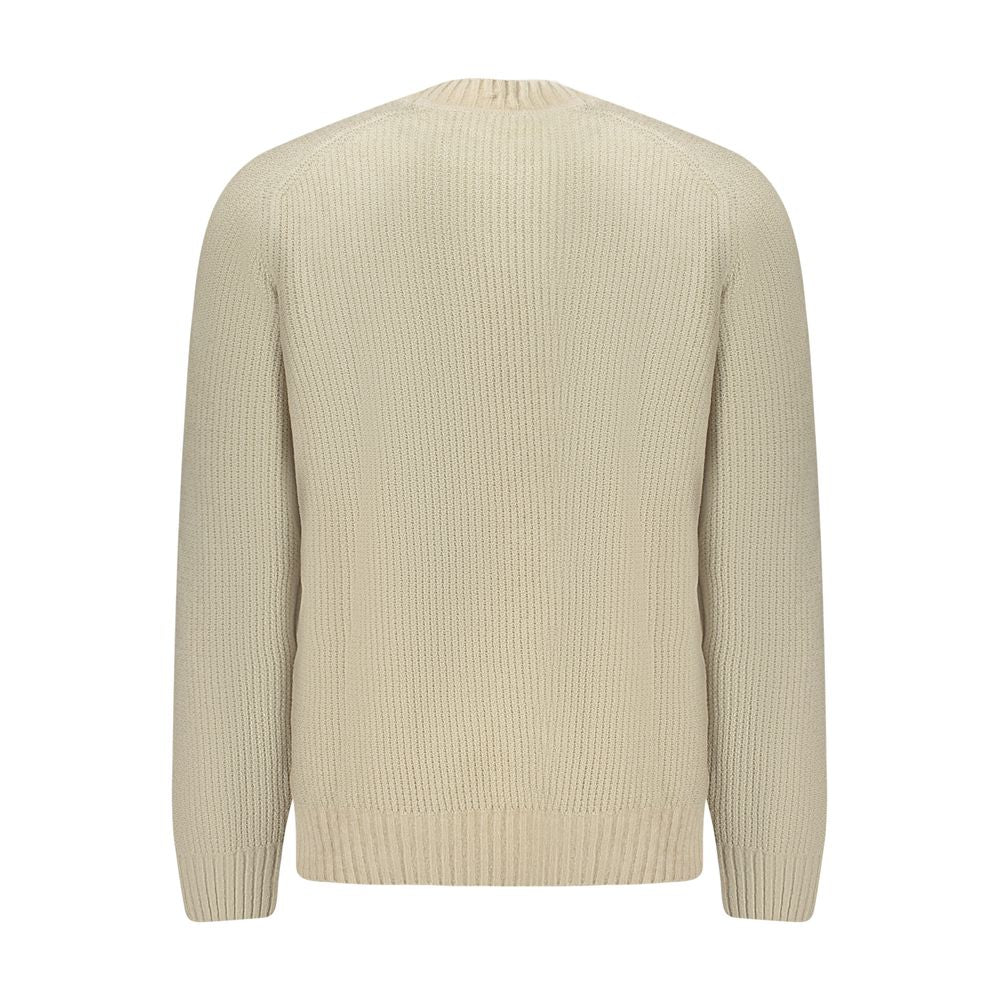 Beige Cotton Sweater