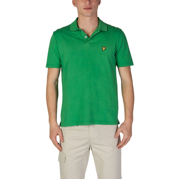 Green Cotton Polo Shirt