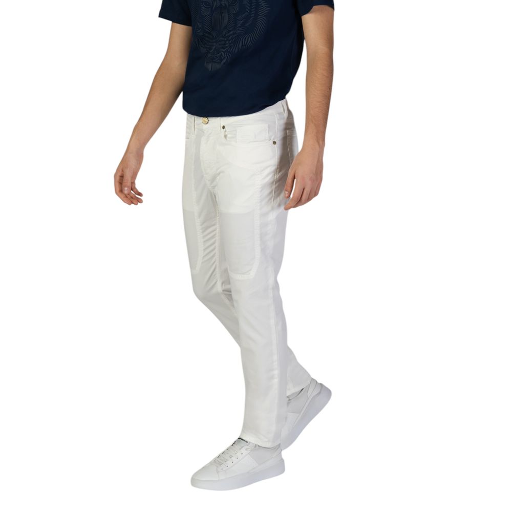 White Cotton Jeans & Pant