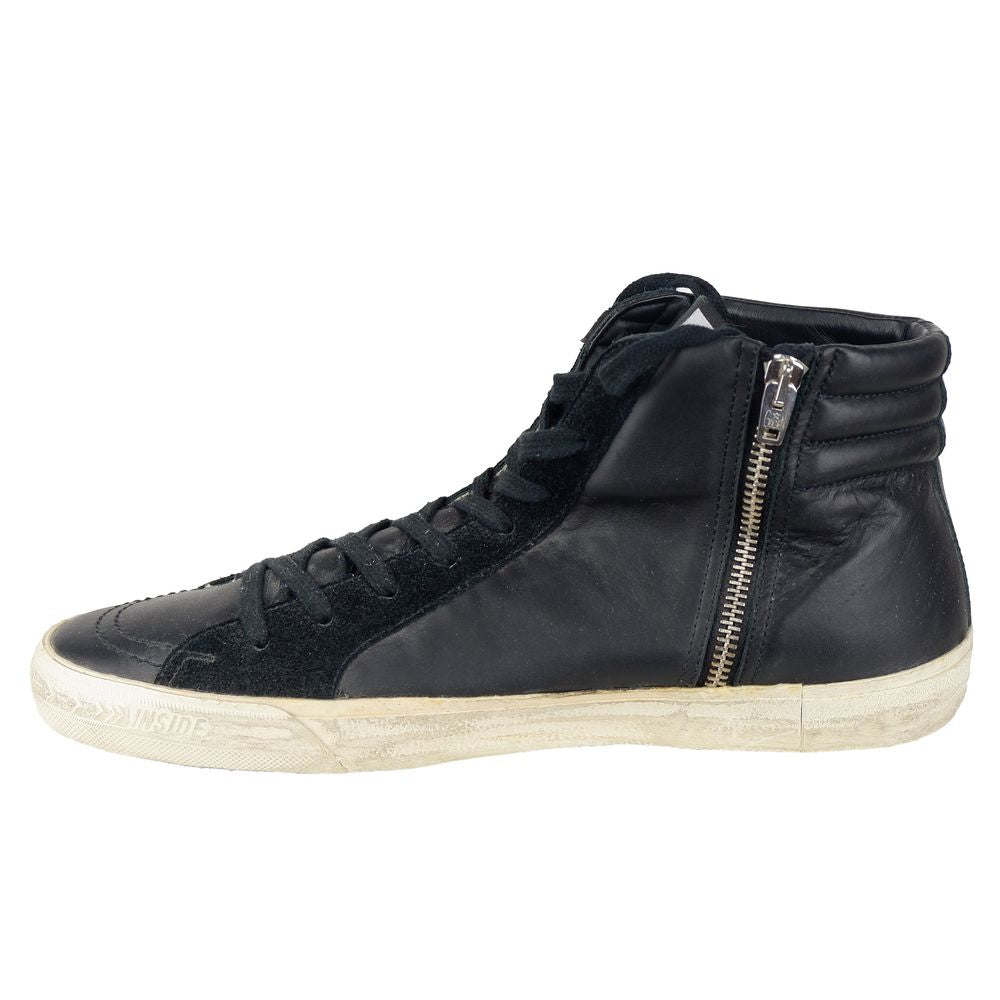 Black Leather Di Calfskin Sneaker