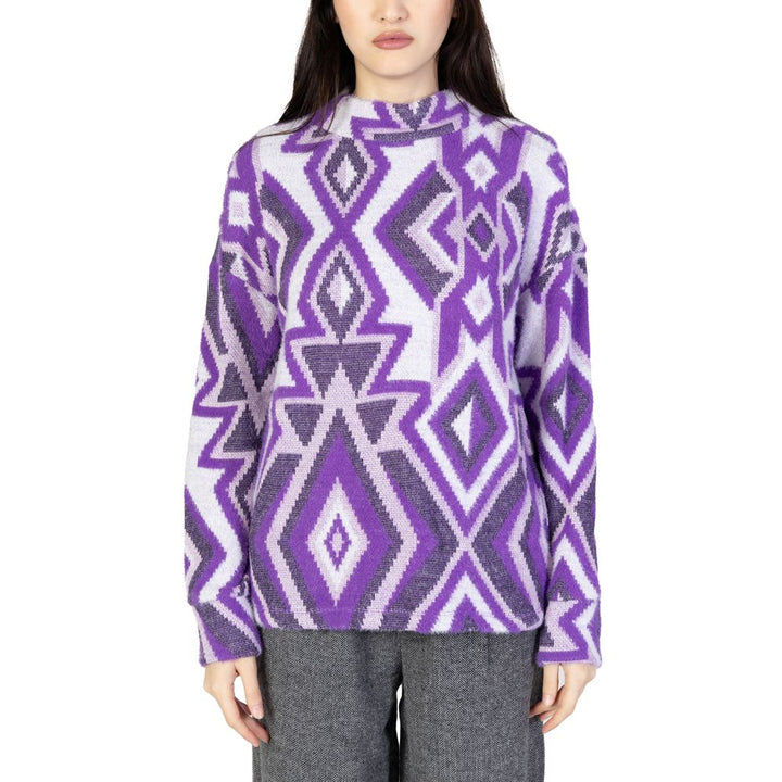 Purple Polyamide Sweater