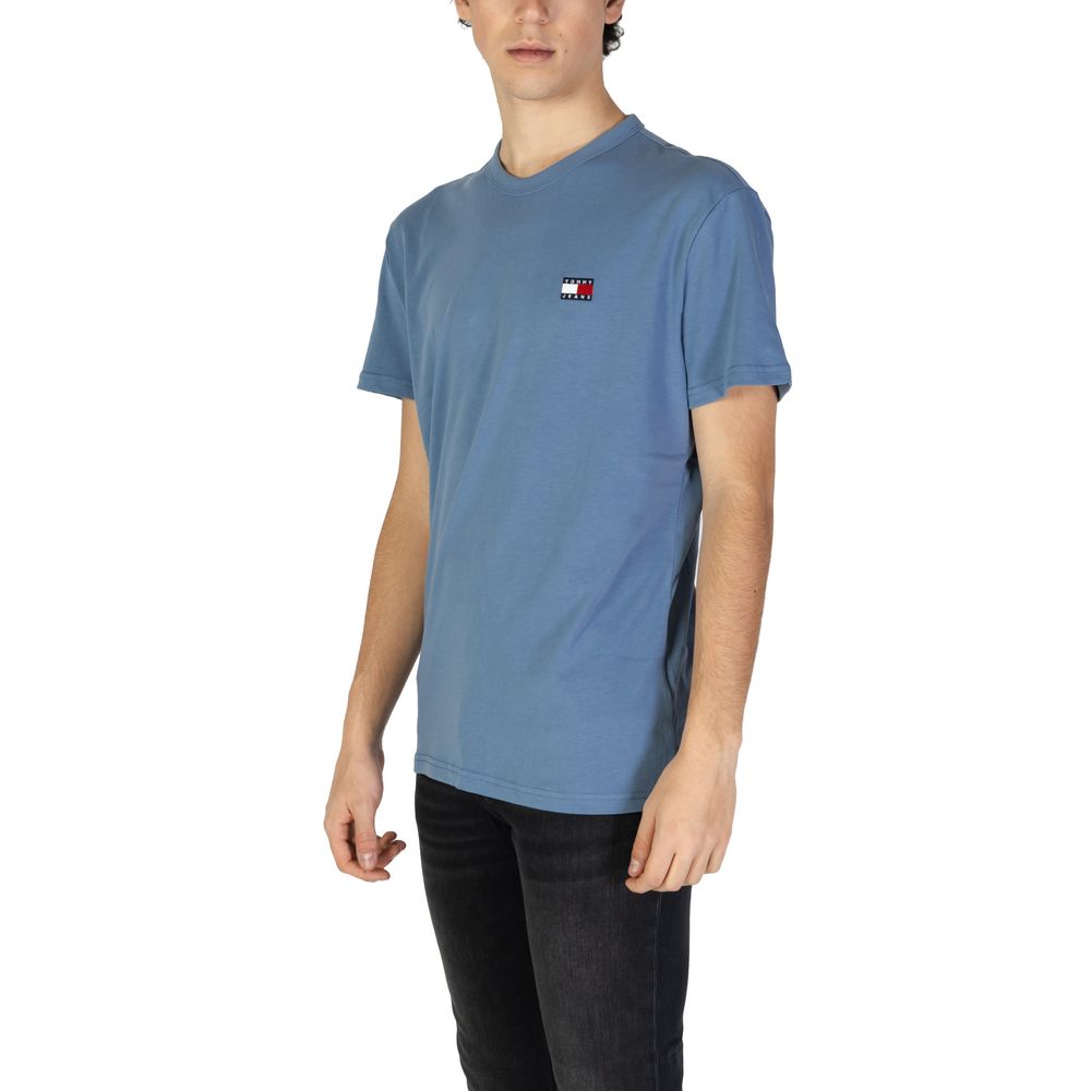 Light Blue Cotton Rigenerato T-Shirt