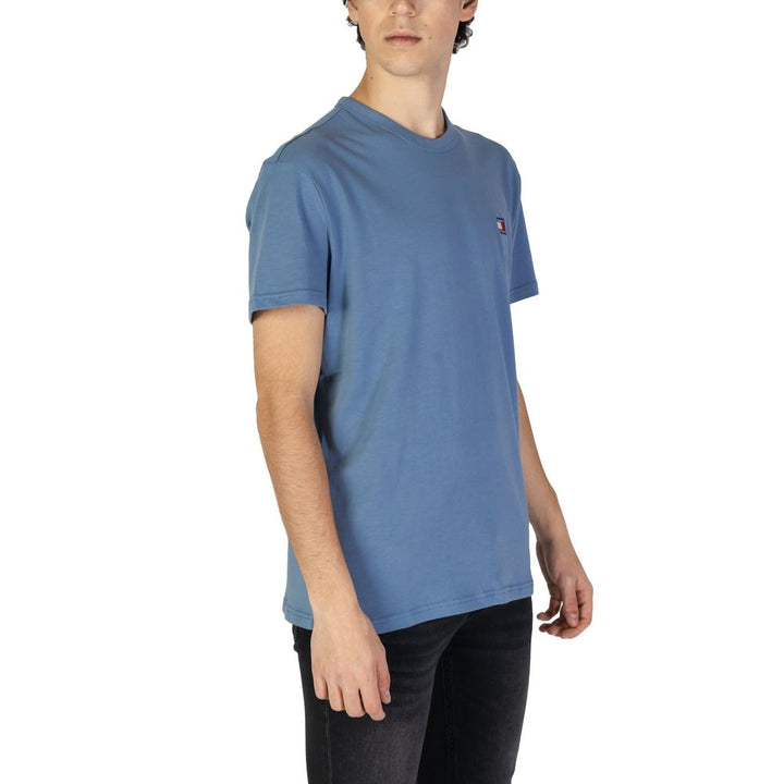 Light Blue Cotton Rigenerato T-Shirt