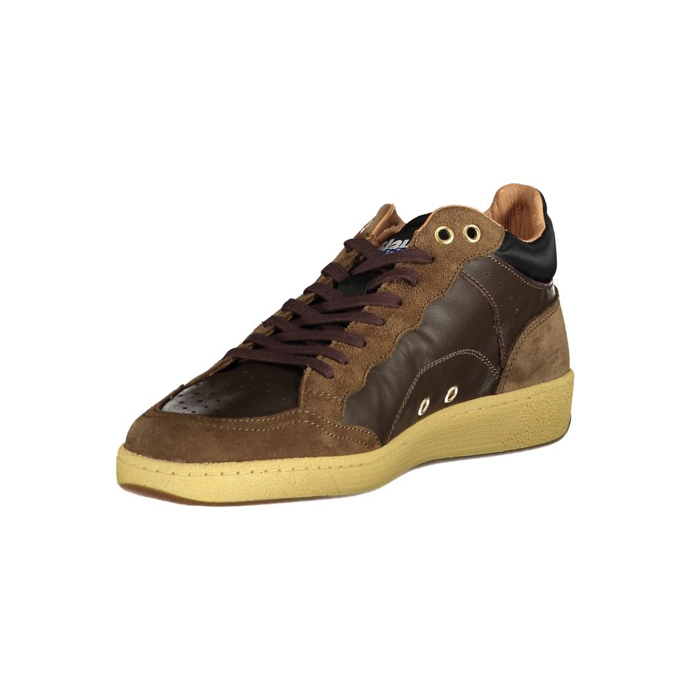 Brown Polyester Sneaker