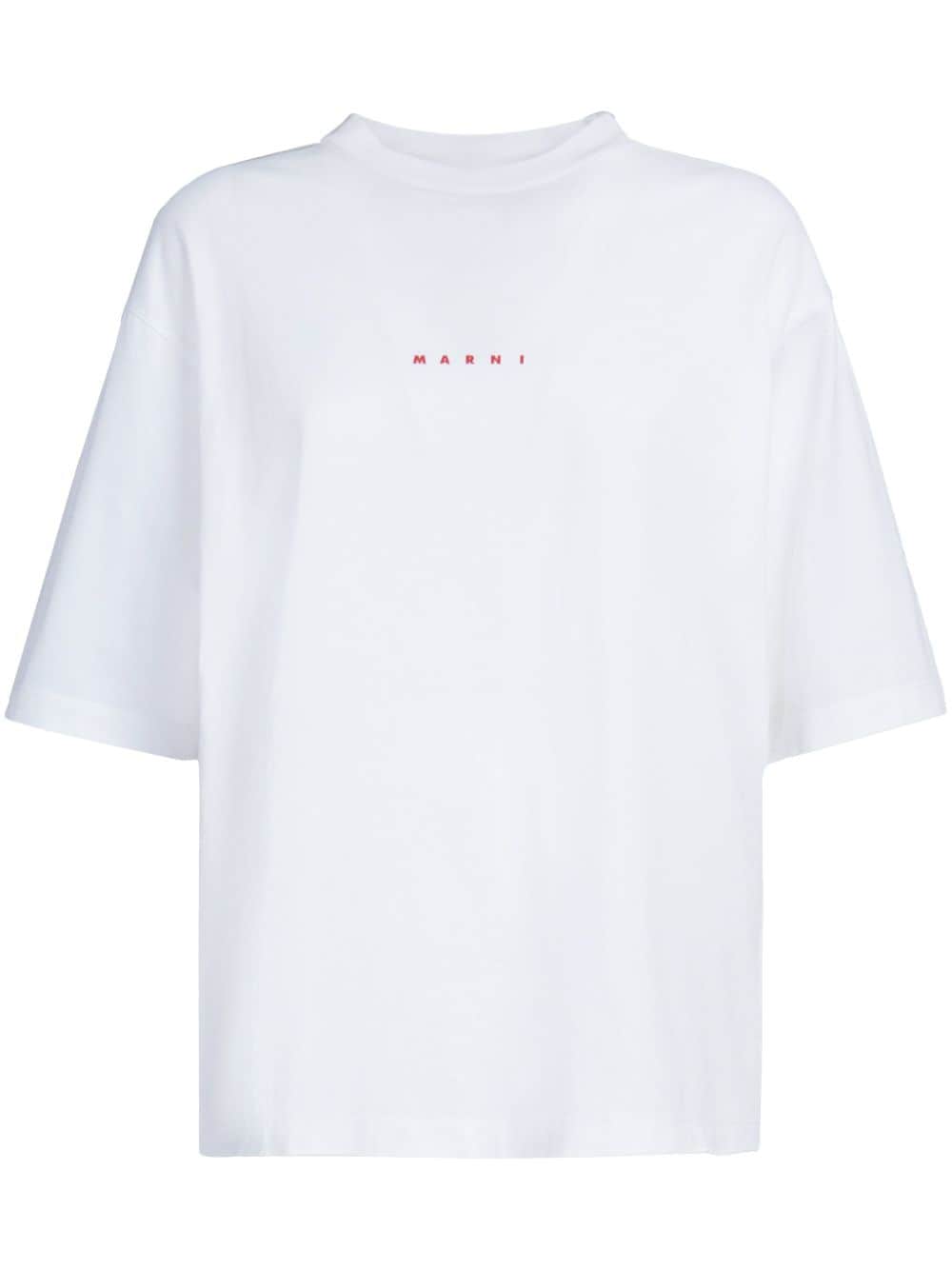 logo-print cotton T-shirt-0