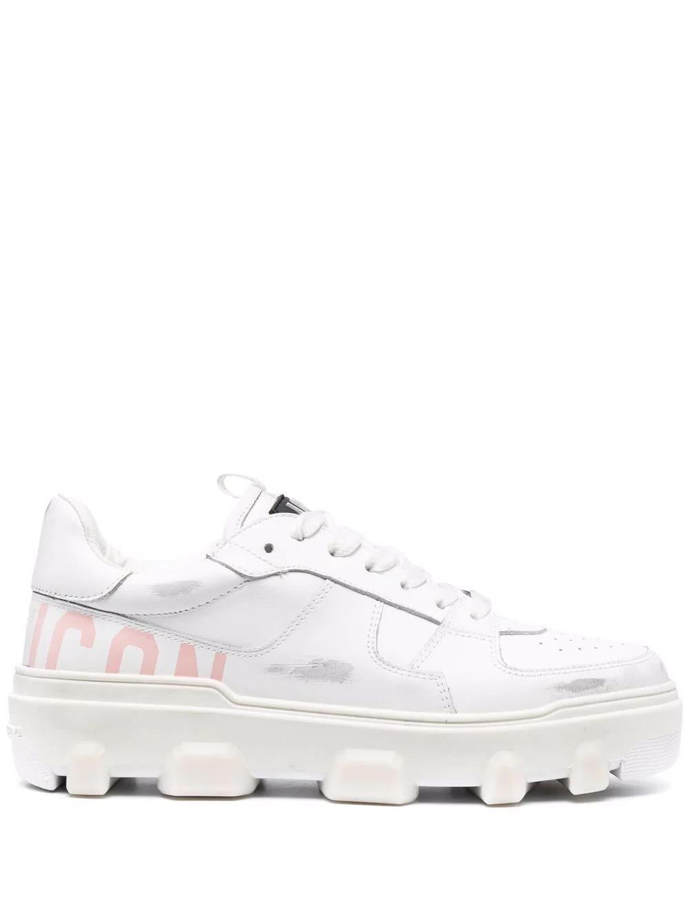 DSQUARED2 Icon leather low-top sneakers-0