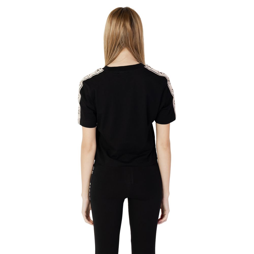 Black Cotton Tops & T-Shirt