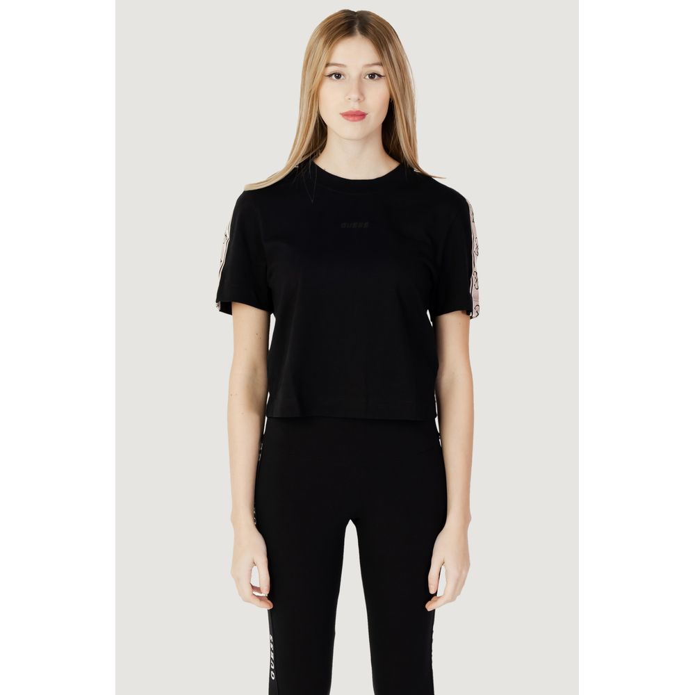 Black Cotton Tops & T-Shirt