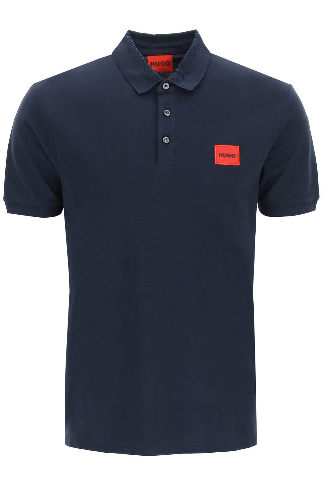 logo patch polo shirt-0