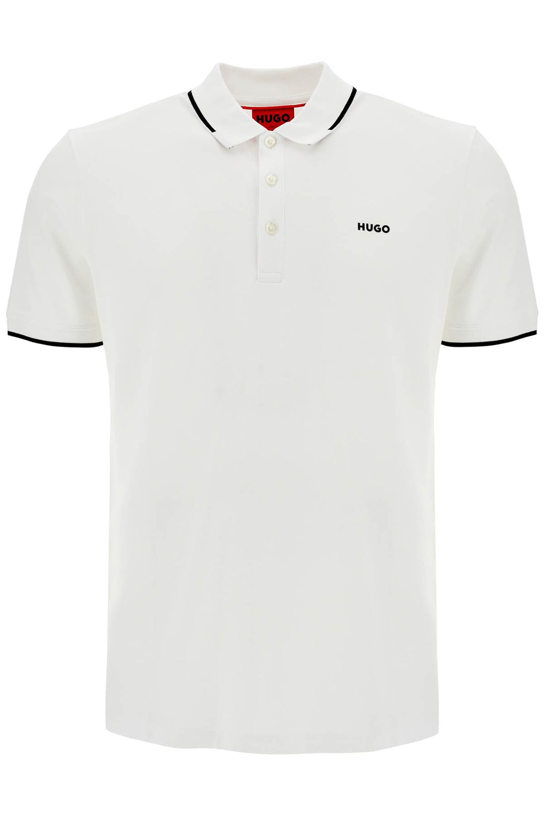 slim fit piqué polo shirt-0