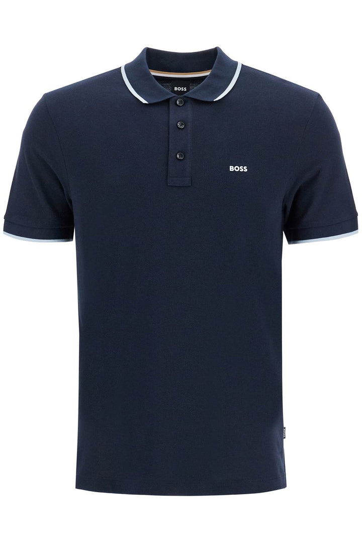 parlay polo shirt with contrast trims-0