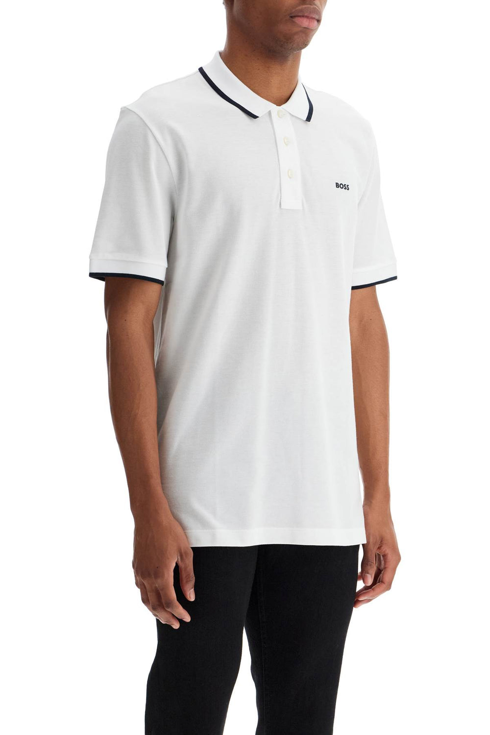 parlay polo shirt with contrast trims-1