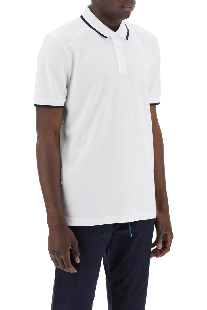 polo shirt with contrasting edges-1