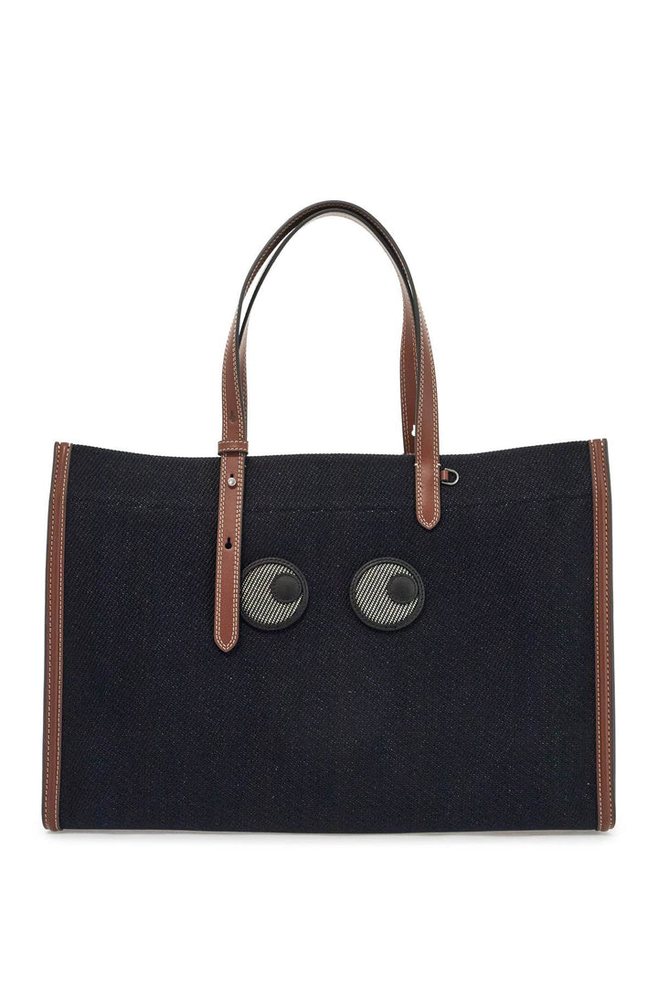 tote bag with eyes print-0