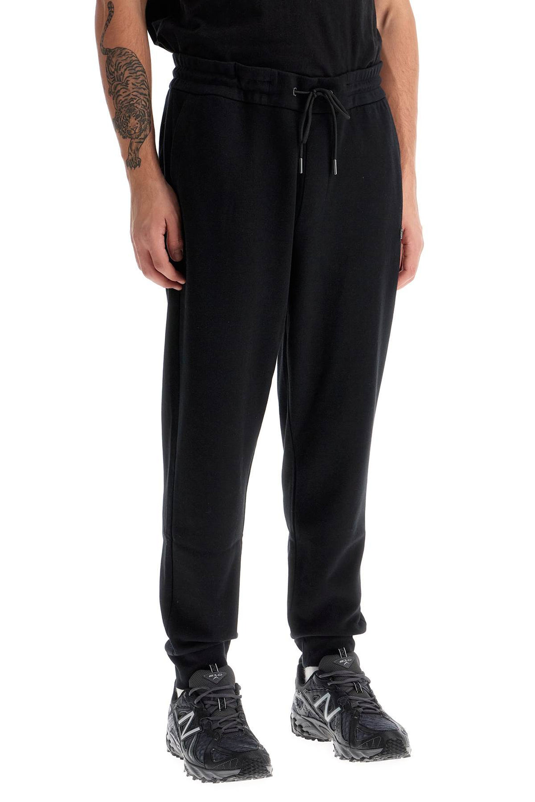 jogger pants with double monogram-1