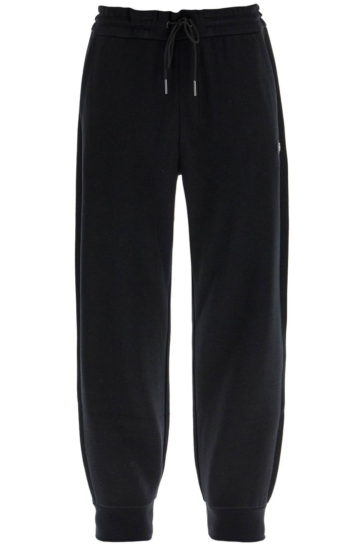 jogger pants with double monogram-0