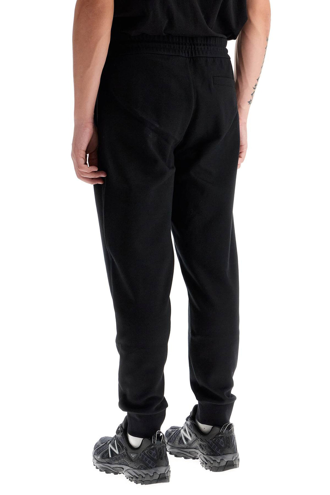 jogger pants with double monogram-2