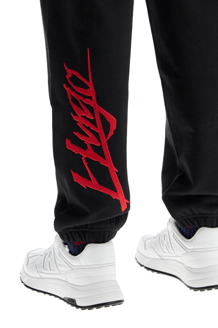 cotton logo joggers for-3