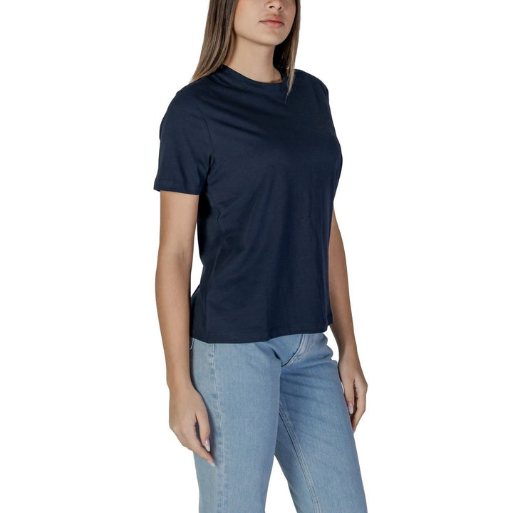 Blue Cotton Tops & T-Shirt