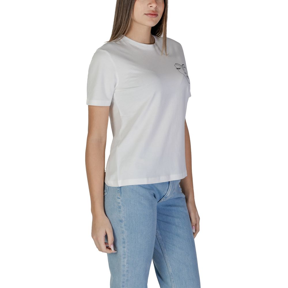 White Cotton Tops & T-Shirt