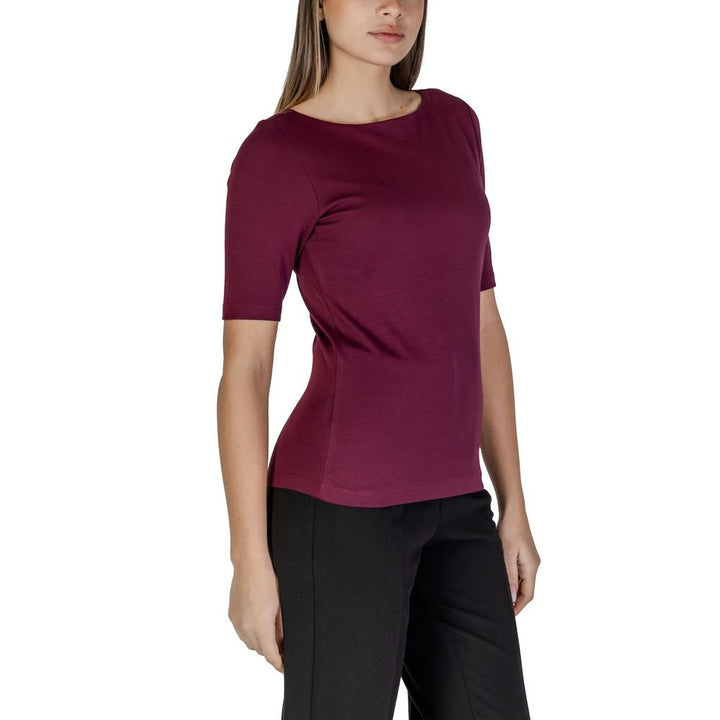 Purple Cotton Tops & T-Shirt