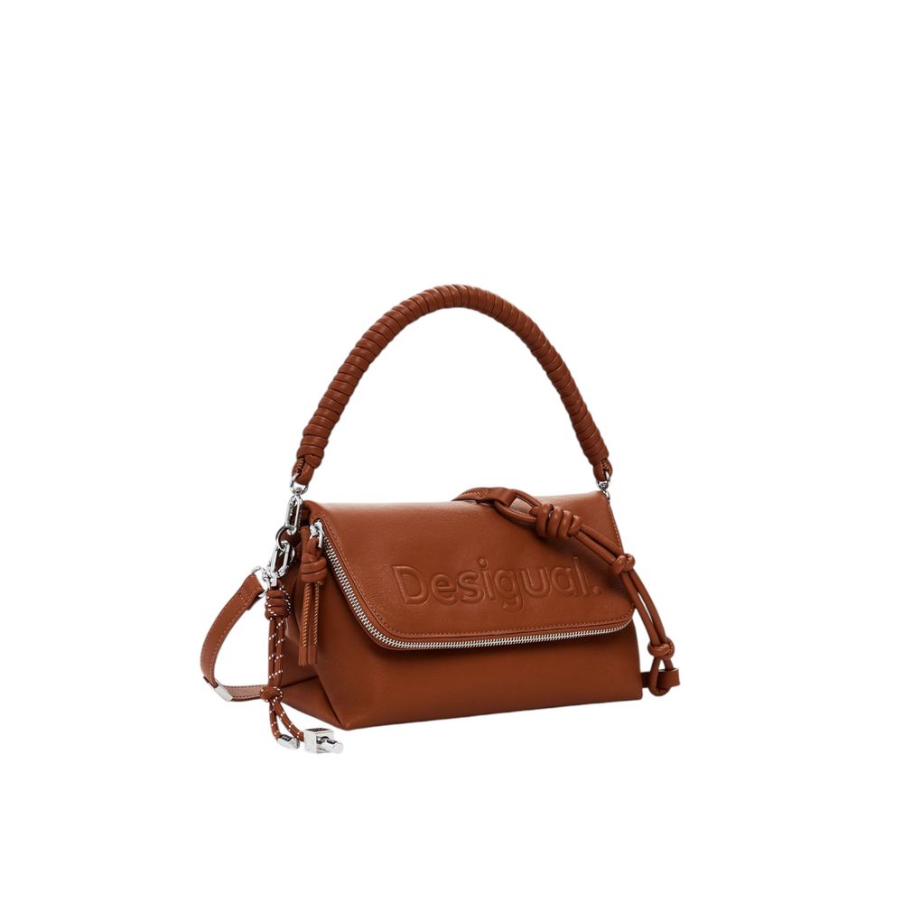 Brown Polyethylene Handbag