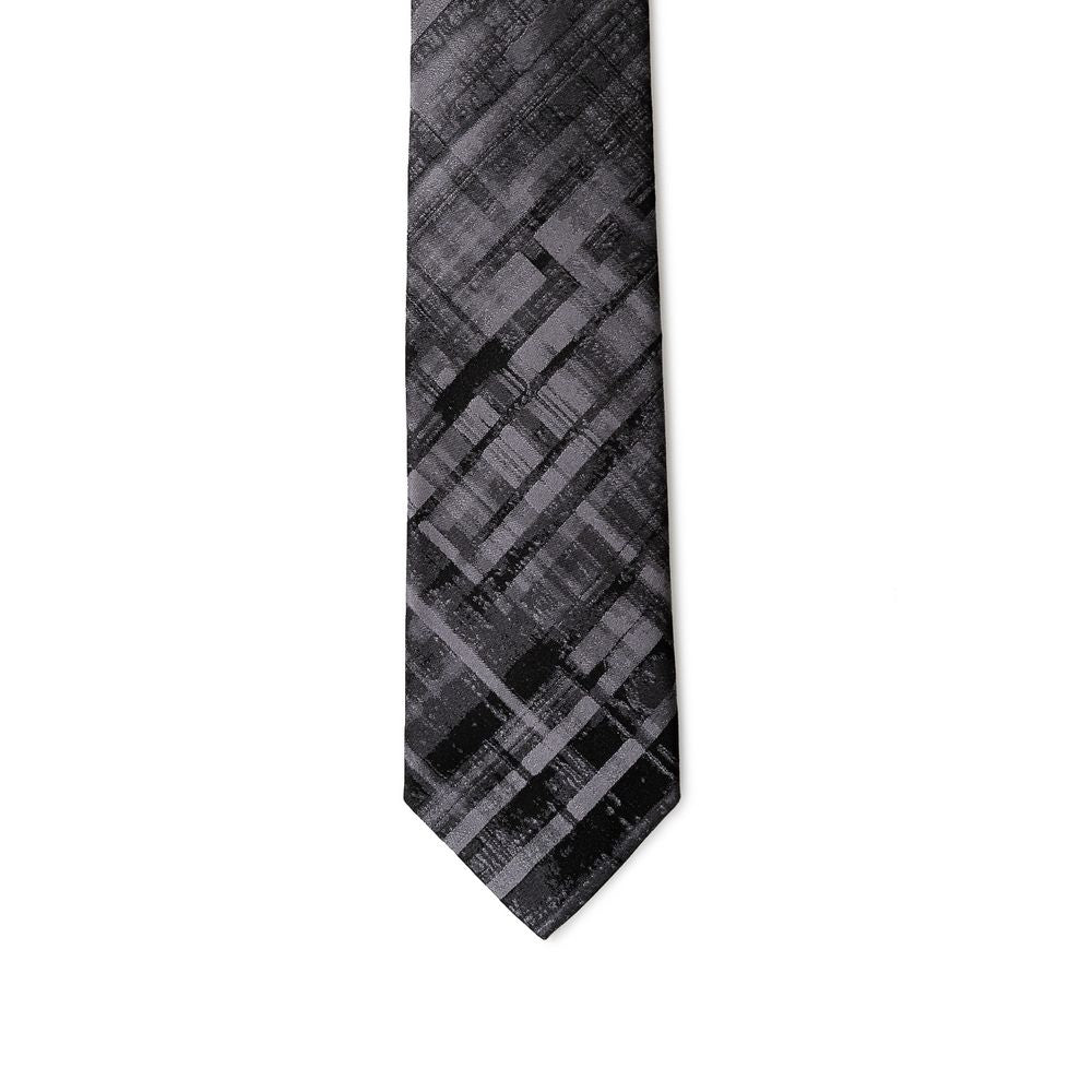 Gray Silk Ties & Bowty