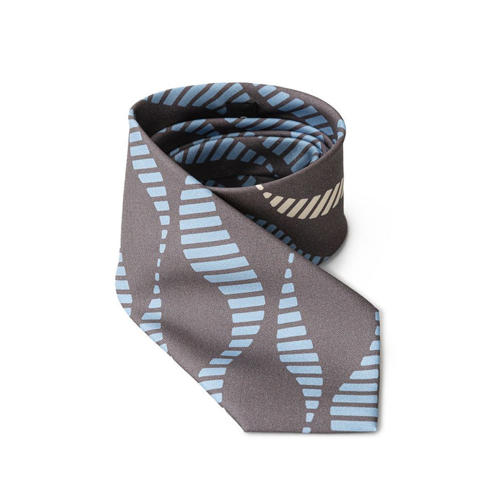 Gray Silk Ties & Bowty