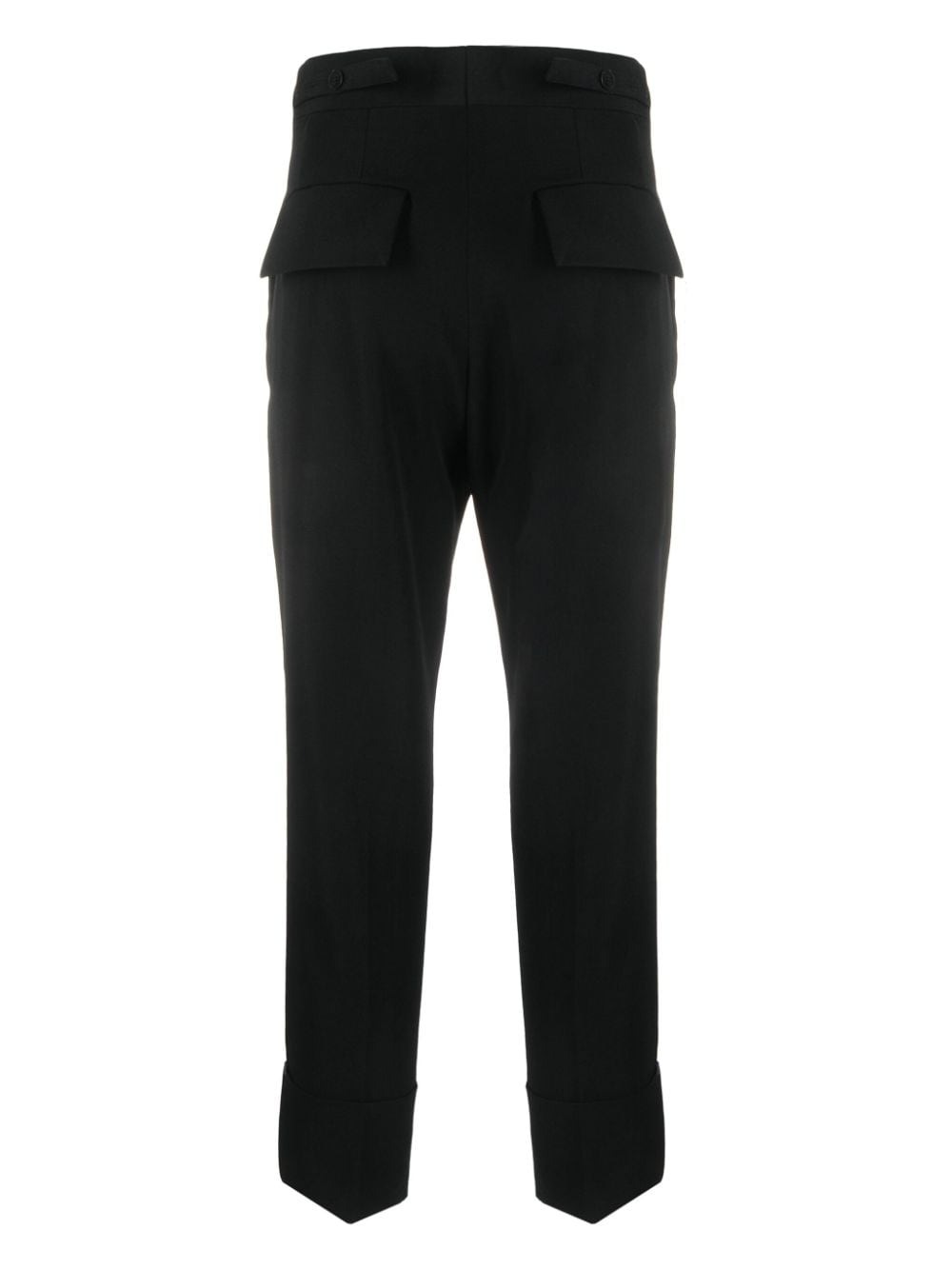 straight-leg cropped trousers-1