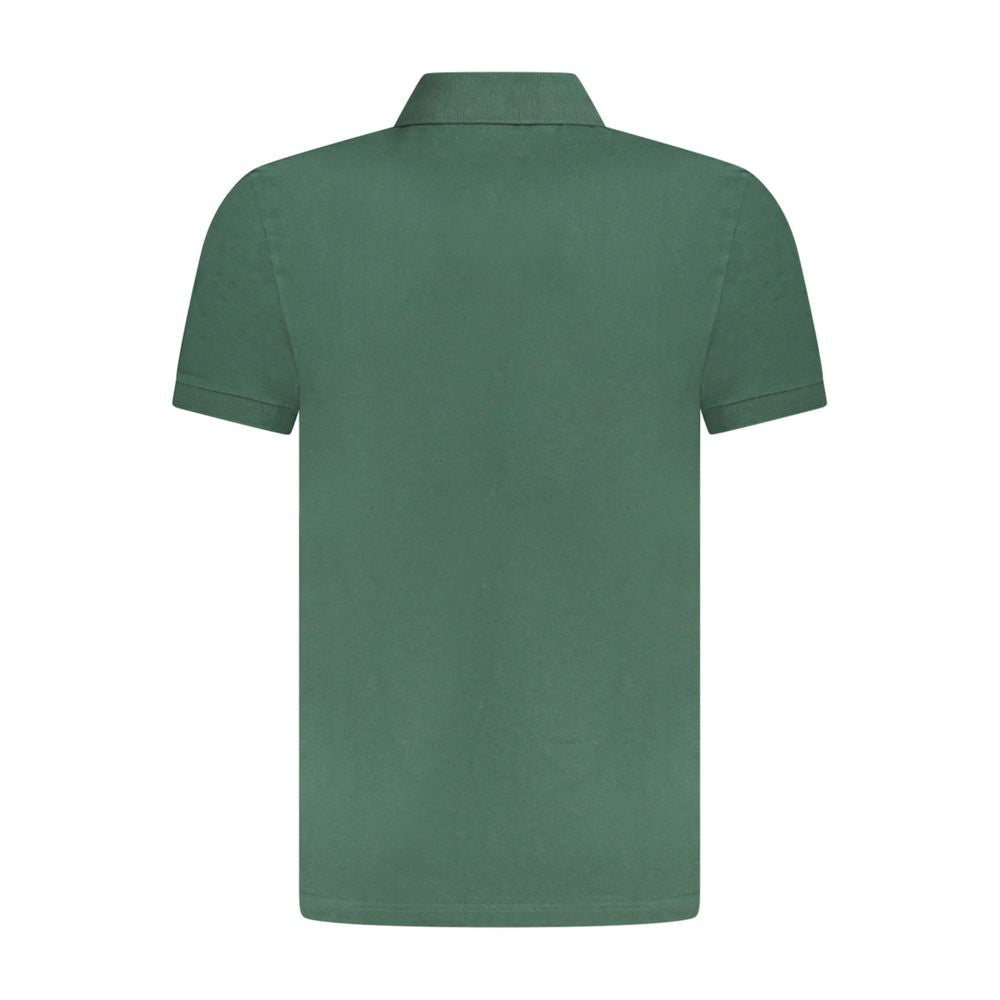 Green Cotton Polo Shirt