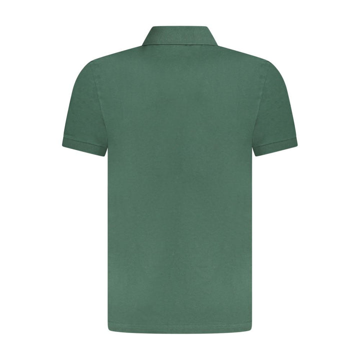 Green Cotton Polo Shirt