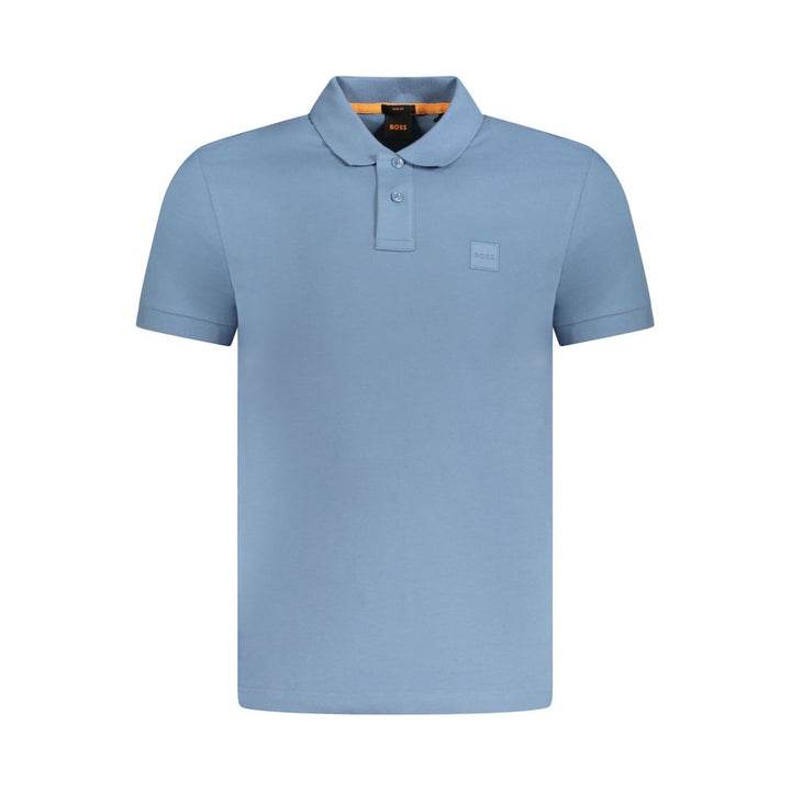 Light Blue Cotton Polo Shirt