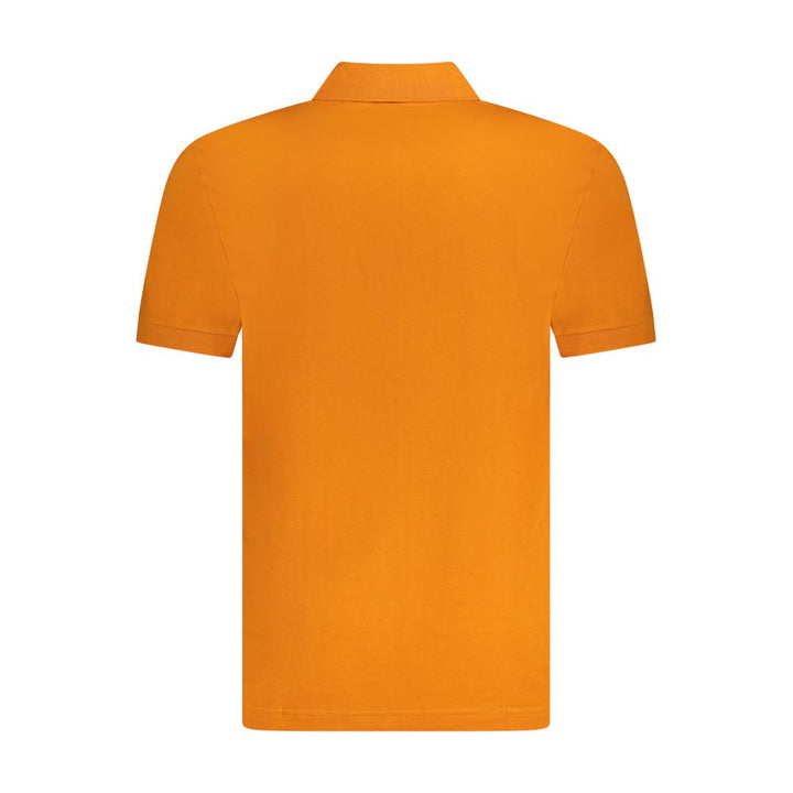 Orange Cotton Polo Shirt