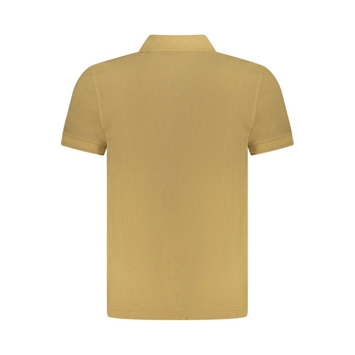 Beige Cotton Polo Shirt