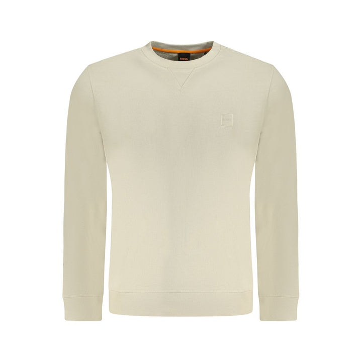 Beige Cotton Sweater