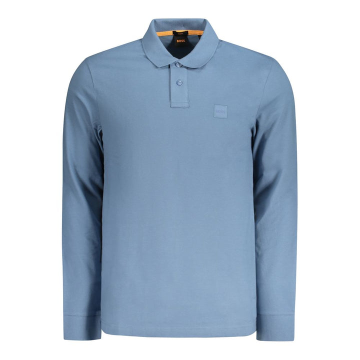 Light Blue Cotton Polo Shirt