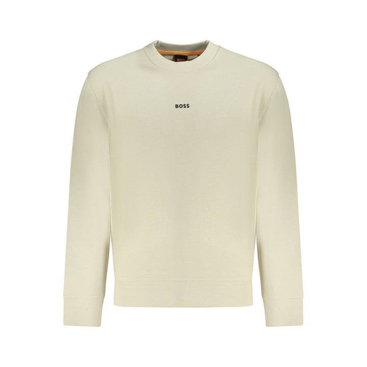 Beige Cotton Sweater