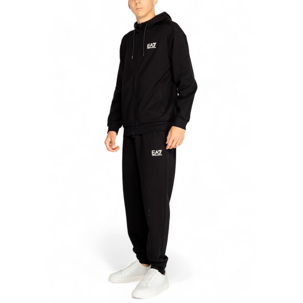 Black And White Cotton Sweatsuit